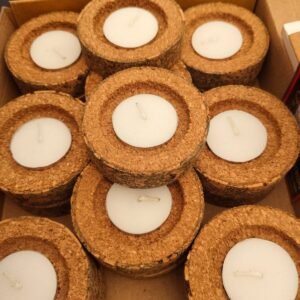 Cork Diya - Tea Light Holder