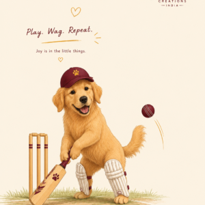 Play. Wag. Repeat. – Rooh Cricket Notebook