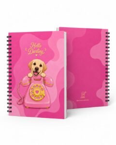 Hello Darling – A5 Spiral Blank Journal