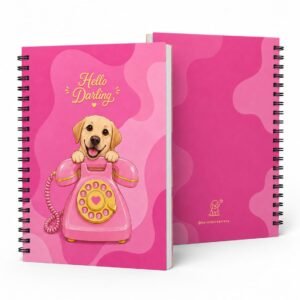 Hello Darling – A5 Spiral Blank Journal
